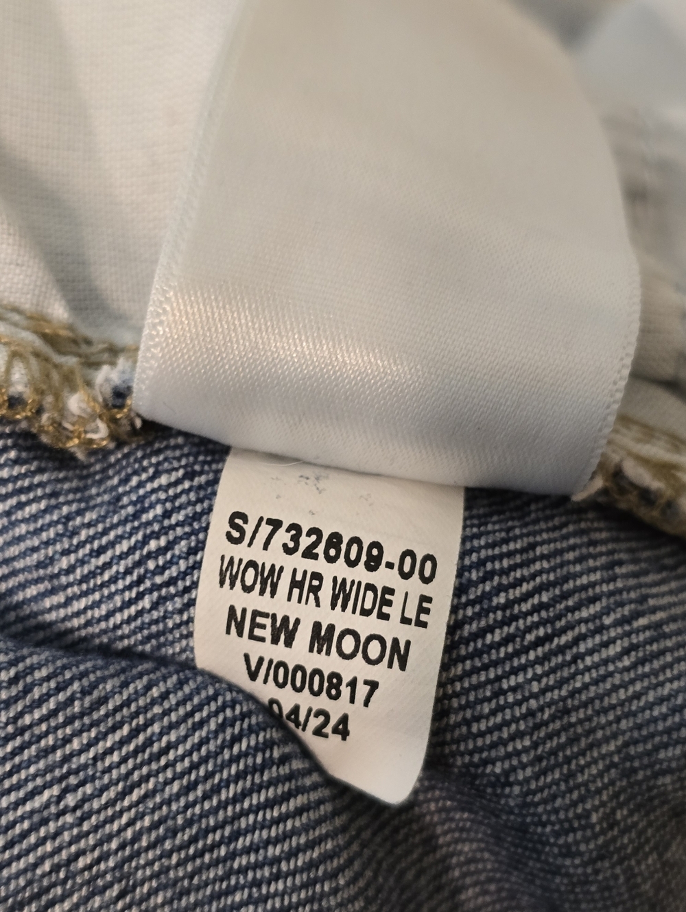 Old Navy High-Waisted Wow Wide-Leg Jeans In New Moon 18 - Picture 7 of 15